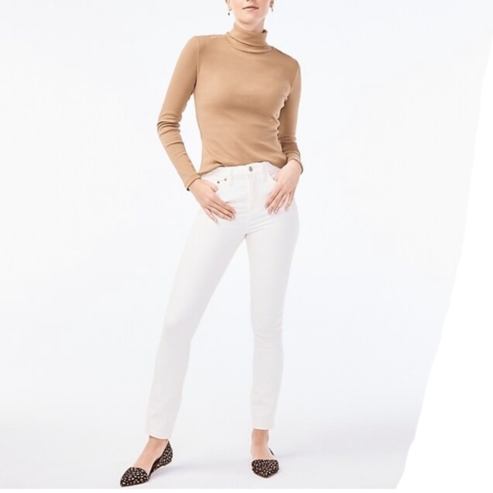 J. Crew Factory hi-rise white skinny jeans Size 26